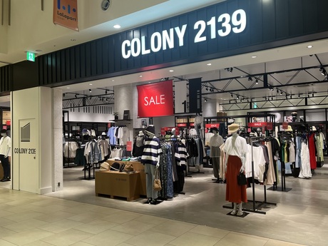 COLONY 2139（コロニートゥーワンスリーナイン） ららぽーと和泉店 アパレル販売の募集詳細